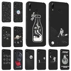 Чехол для Huawei P Smart 2019 2018, чехол с изображением космоса, Луны, астронавта, чехол для Huawei Y7, Y6, Y5 Prime 2018, Y9 2019