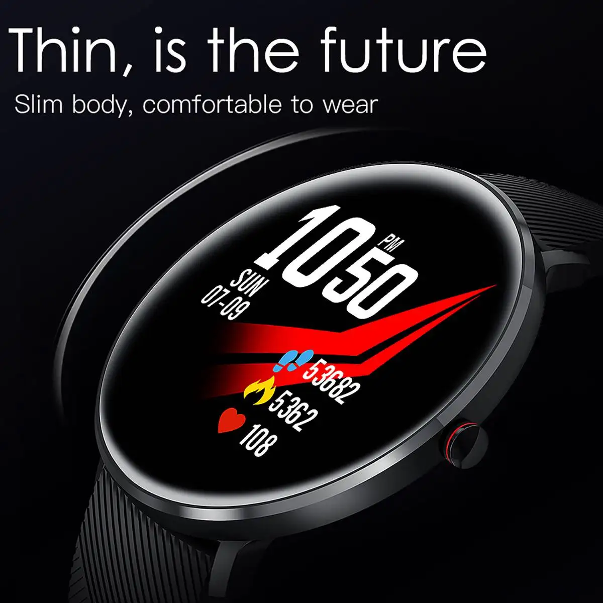

2020 Touch Screen Smart Watch ECG+PPG Blood Pressure blood oxygen monitoring Tracker Round Smartwatch For Android IOS Smartwatch