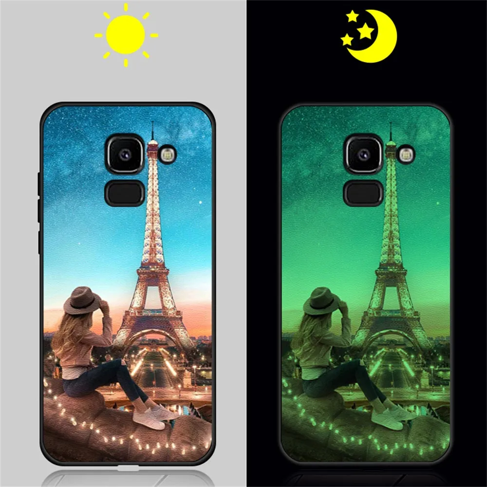 22 Светящийся чехол для samsung Galaxy A10 A20 A30 A40 A50 A60 A70 Крышка для samsung Galaxy A6 A7 A750 кожи Funda светящийся чехол - Цвет: 22