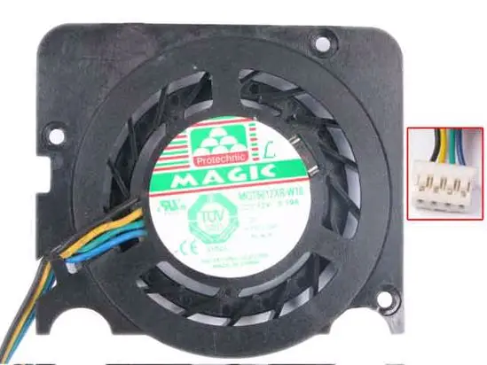 Волшебная модель, вентилятор охлаждения сервера, постоянный ток 12 В, 0,19 А, 4 провода
