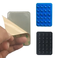 mobile phone accessories silicone mobile phone stickers sucker single sided square with adhesive suction cup sticker