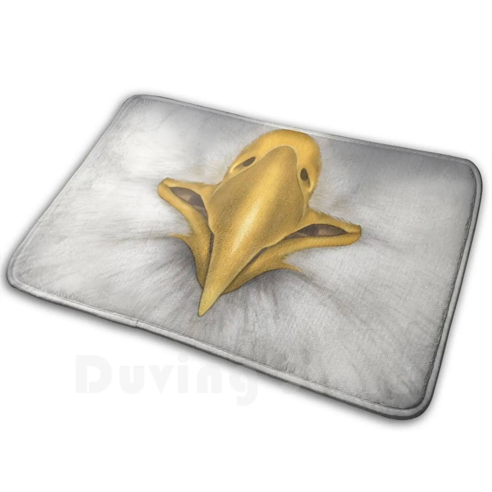 

Коврик с облысшим лицом орла, Противоскользящий коврик, коврики для пола, для спальни, с облысшим орлом, птицей, птицей, клювом, орнитологией, зоологией, Америкой