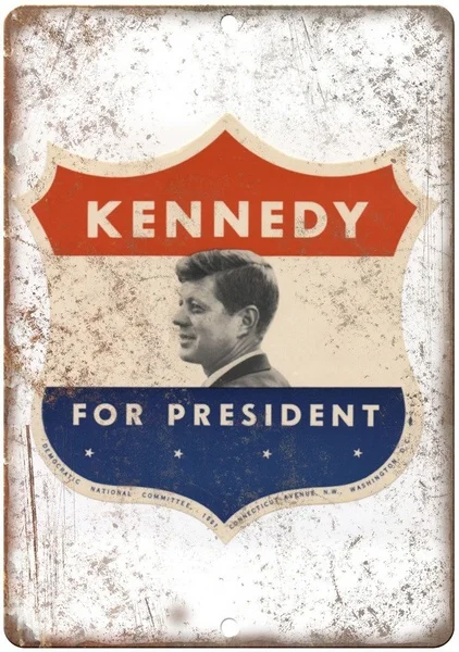 

Kennedy For President Retro tin sign nostalgic ornament metal poster garage art deco bar cafe shop