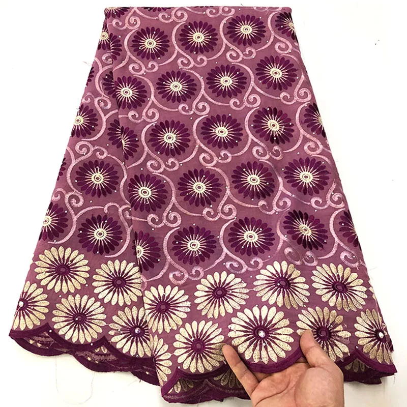 African Dry Lace Fabrics High Quality For Men Cotton Fabric Swiss Voile With Stones In Switzerland | Дом и сад