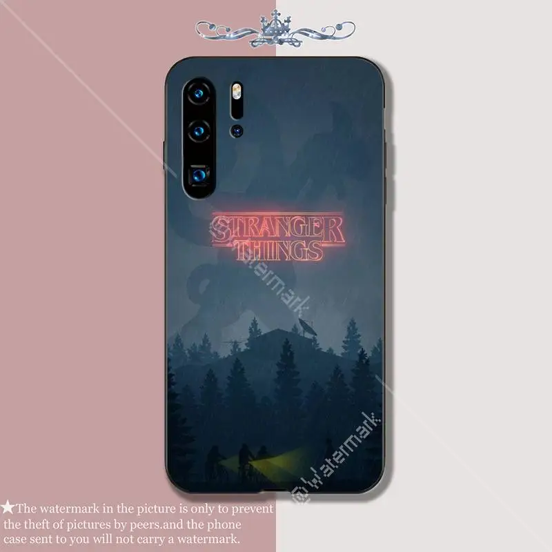 Мягкий чехол для телефона Yinuoda с изображением странных вещей черный Huawei P9 lite 2016 2017