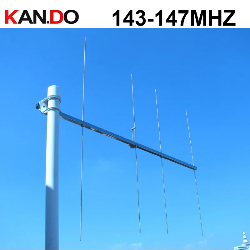 Портативная V Лента yagi антенна 143-147 МГц усиление 8dbi любительский ретранслятор антенна двухсторонняя радио антенна Любительская радио антенна