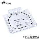 BYKSKI водяной блок для GIGABYTE GTX1080MINI-ITX-8GGTX1070MINI-ITX-OC-8Gполноэкранная графическая карта, медная фотография RGB