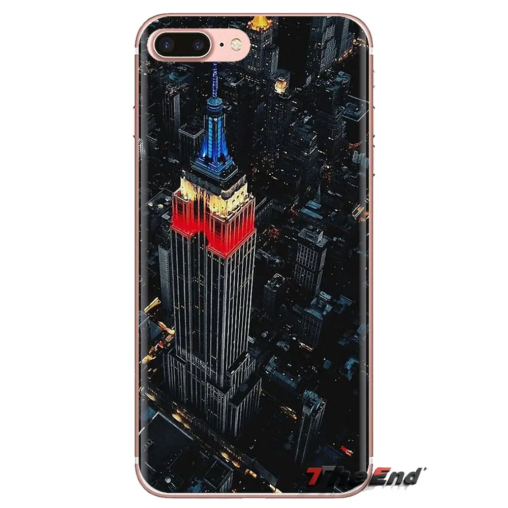 For Xiaomi Mi6 Mi 6 A1 Max Mix 2 5X 6X Redmi Note 5 5A 4X 4A A4 4 3 Plus Pro Manhattan New York City NIGHT USA Soft Housing Case |