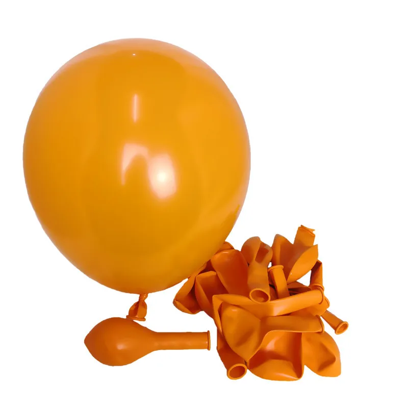 orange 30 шт. 2,3 г цвета: розовый, белый 2,8g прозрачные воздушные шары латексный гелиевый Happy День рождения наборы; детский душ свадебные туфли с украшением шарики - Цвет: orange