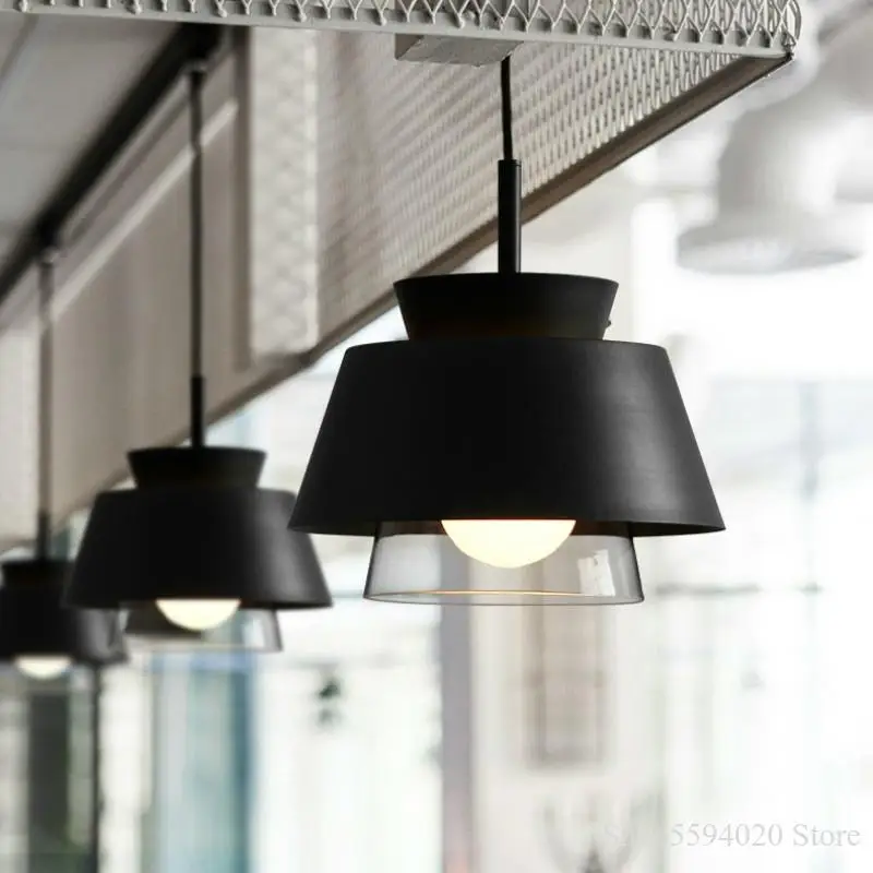 Современная железная люстра с цветным кулоном светодиодное Внутреннее