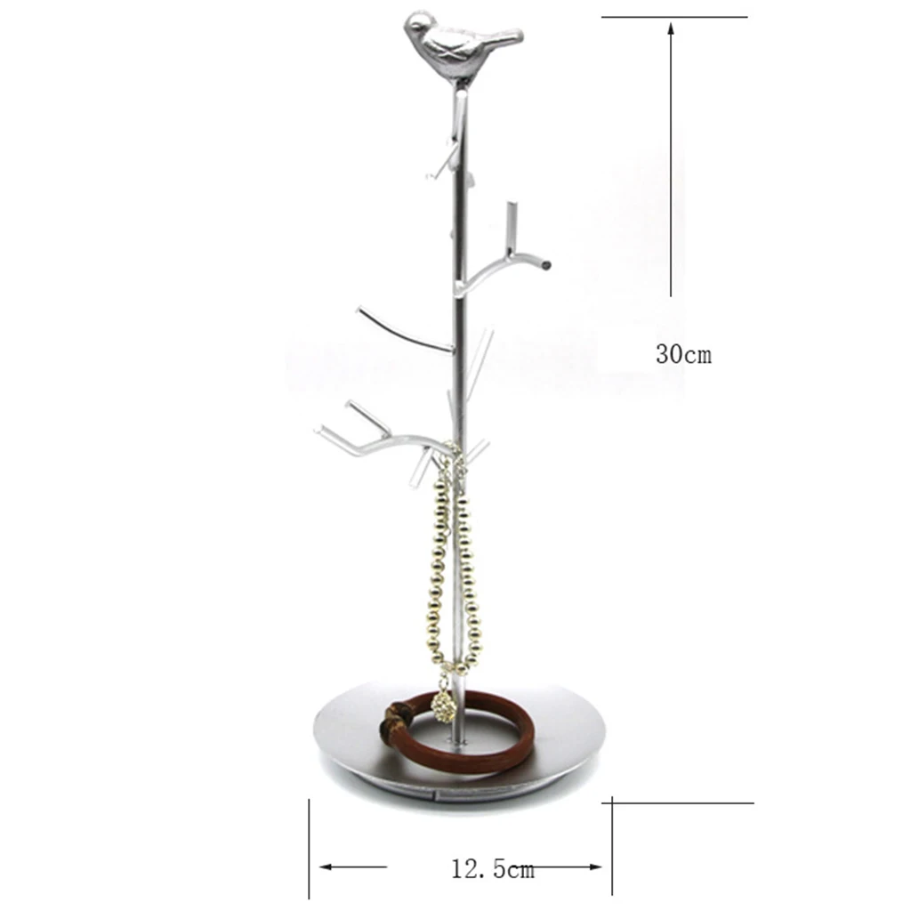 

Vintage Jewelry Necklace Chain Rack Hanging Storage Bracelet Display Stand