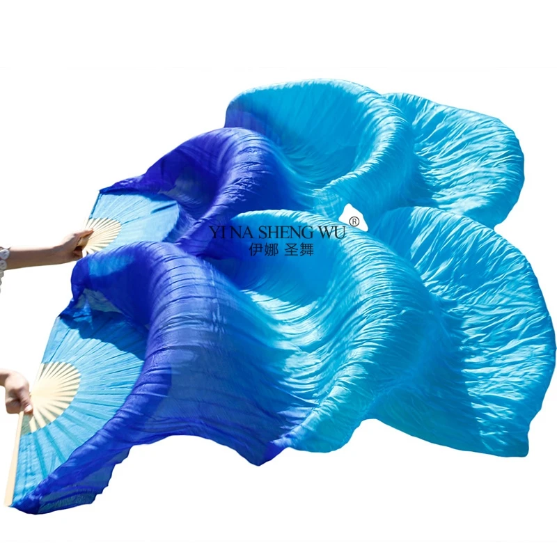 Веер для танца живота 1 шт. цветной веер ручной работы из искусственного шелка