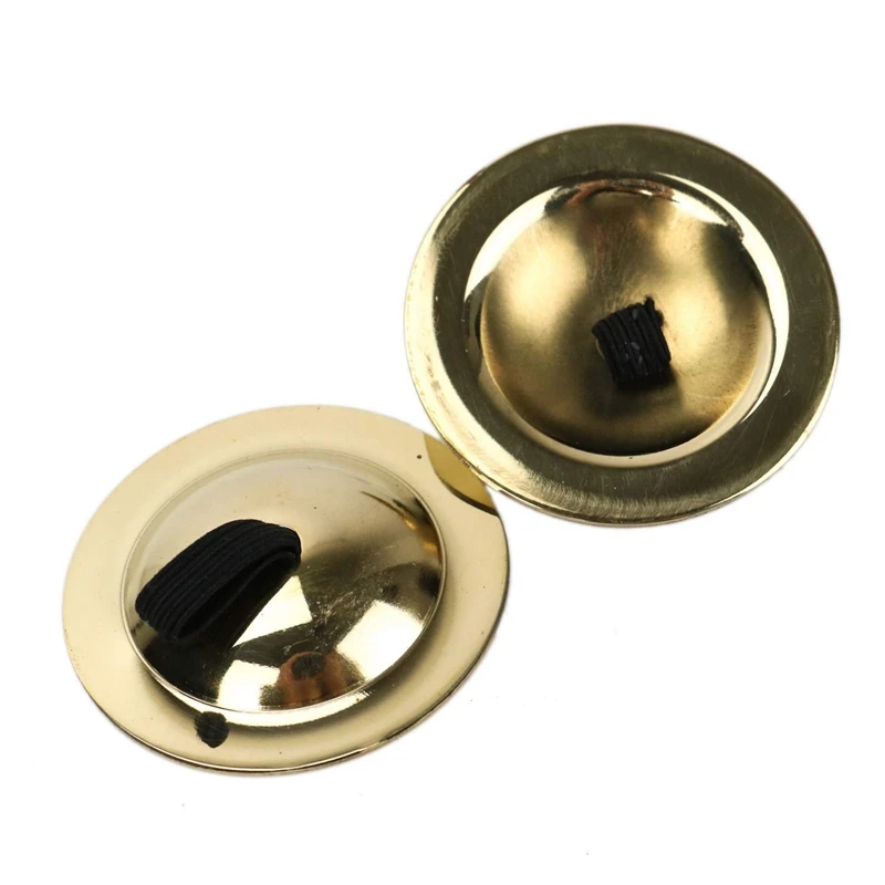 4 шт. Танцы палец цимбалы тарелки пальчиковые Золотой музыкальный инструмент для