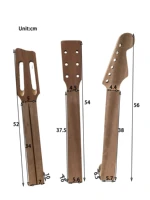 1 pcs high quality mahogany maple acoustic guitar neck headstock unfinished diy parts for classical guitar replacement