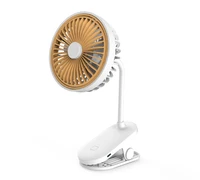 2021 clip fan portable desktop student dormitory can clamp the head of the bed office small usb charging lazy fan