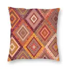 Турецкий этнический художественный наволочка Kilim с бриллиантами, домашний декор, богемный персидский Племенной ковер, наволочка 45x45 для гостиной