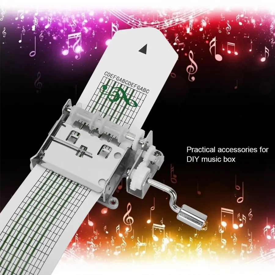 

Make Your Own Music Box Kit Diy Hand-Cranked Music Box With Hole Puncher And Paper Tapes