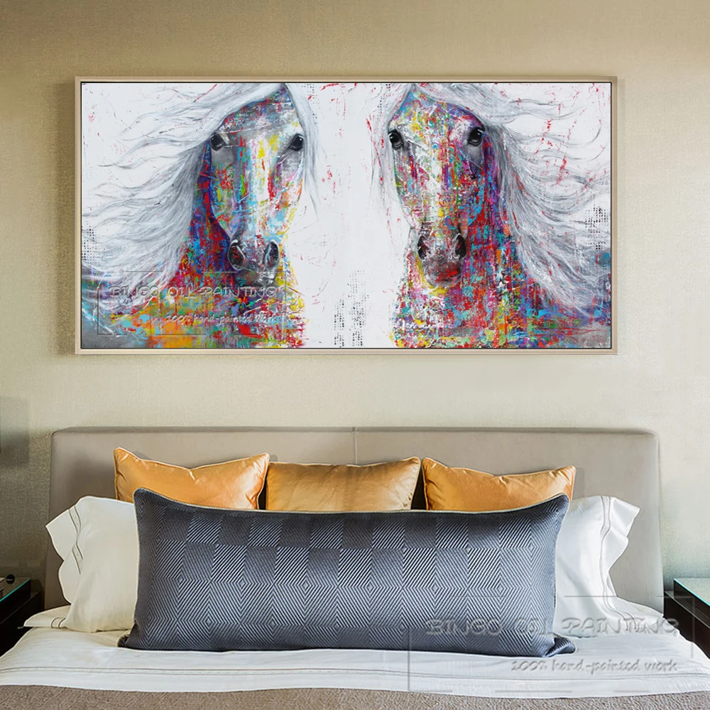 Акриловая живопись ручной работы с изображением очаровательных художников