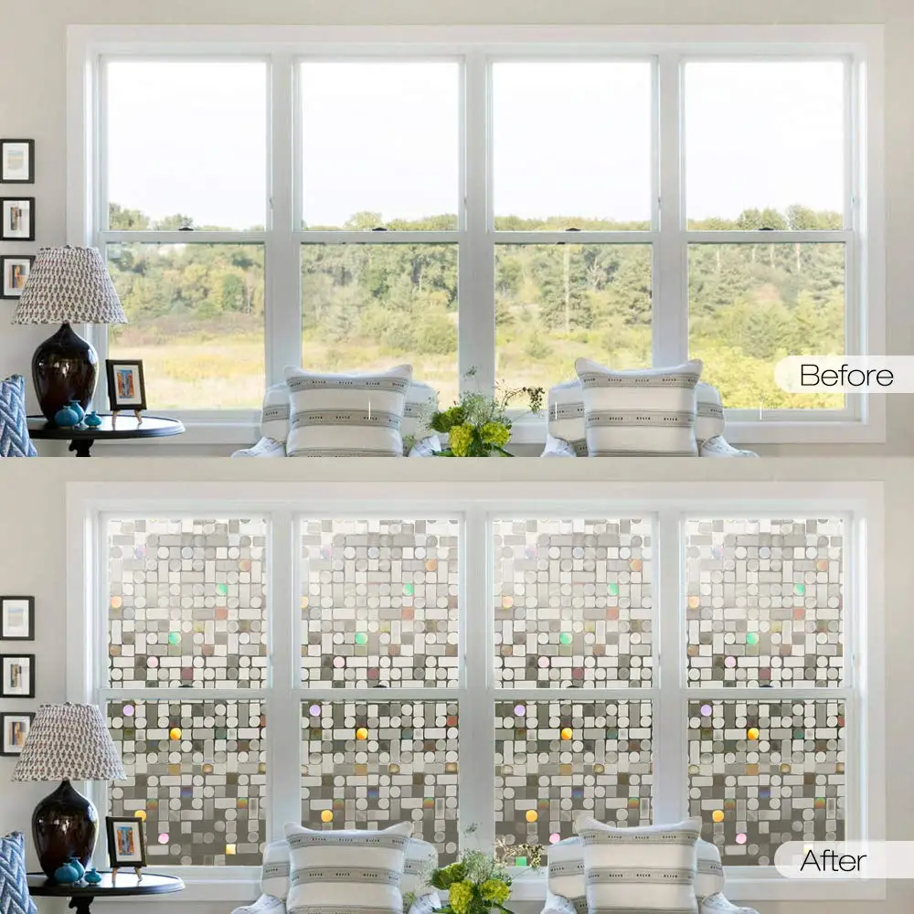 Пленка на окна пленка для конфиденциальности витражное стекло декоративная