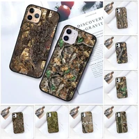 realtree real tree camo phone case for iphone 12 mini 11 pro xs max x xr 7 8 plus