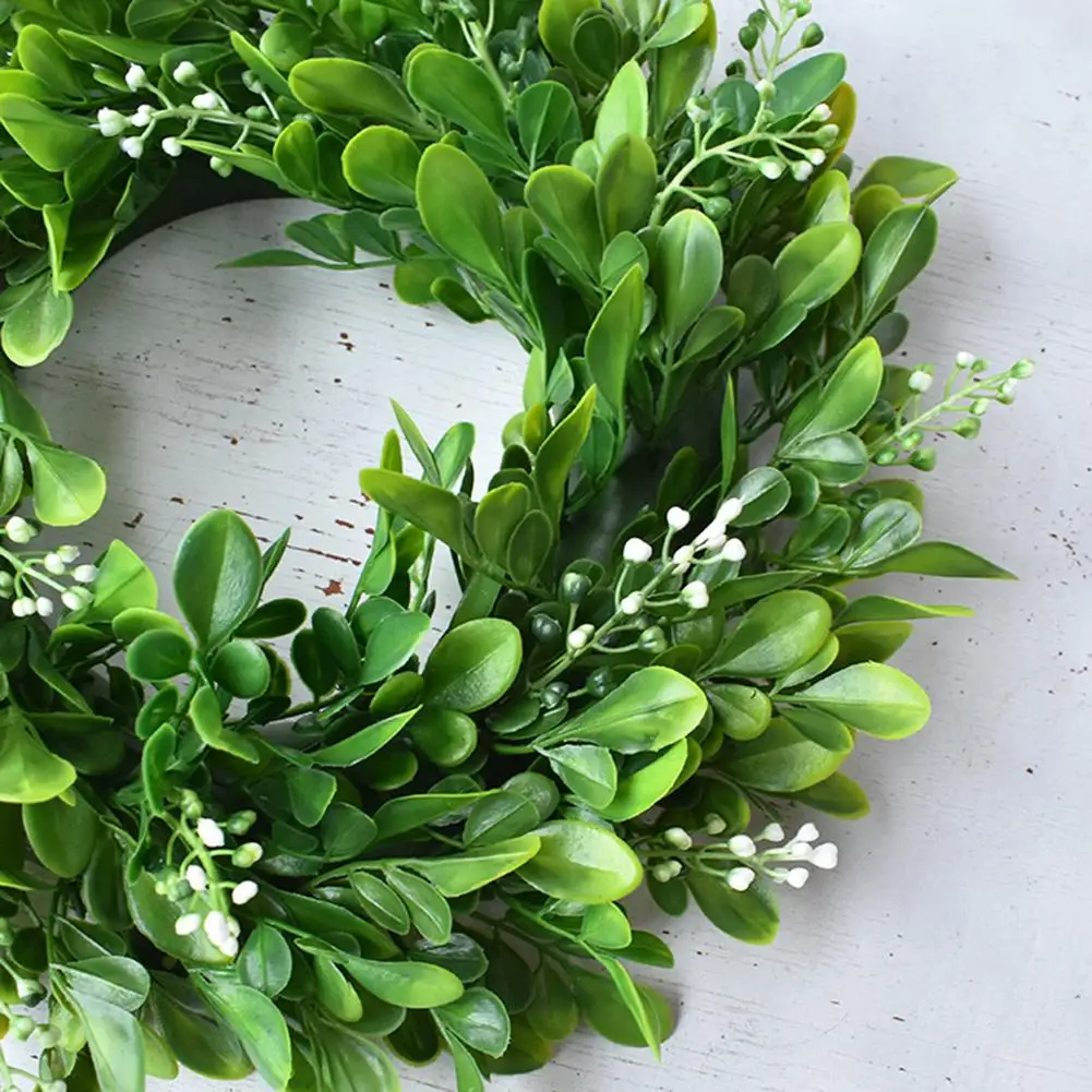 

1Pc Artificial Wreath Bodhi Fruit Grass Wreath Garland Wedding Home Door Hanging Decoration Decor Garden Headwear Wholesale