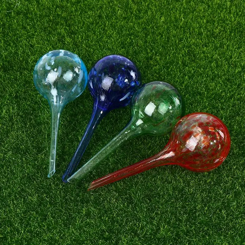 

Инструмент для садоводства ленивый гидро бонсай Автоматическая колба для полива цветов шарики Стекло Капельное орошение 6 см x 15 см