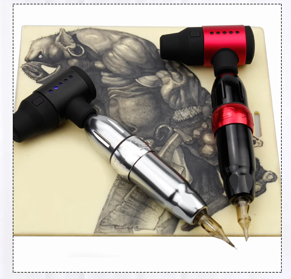 Профессиональная беспроводная зарядка питания татуировки с DC или RCA соединением