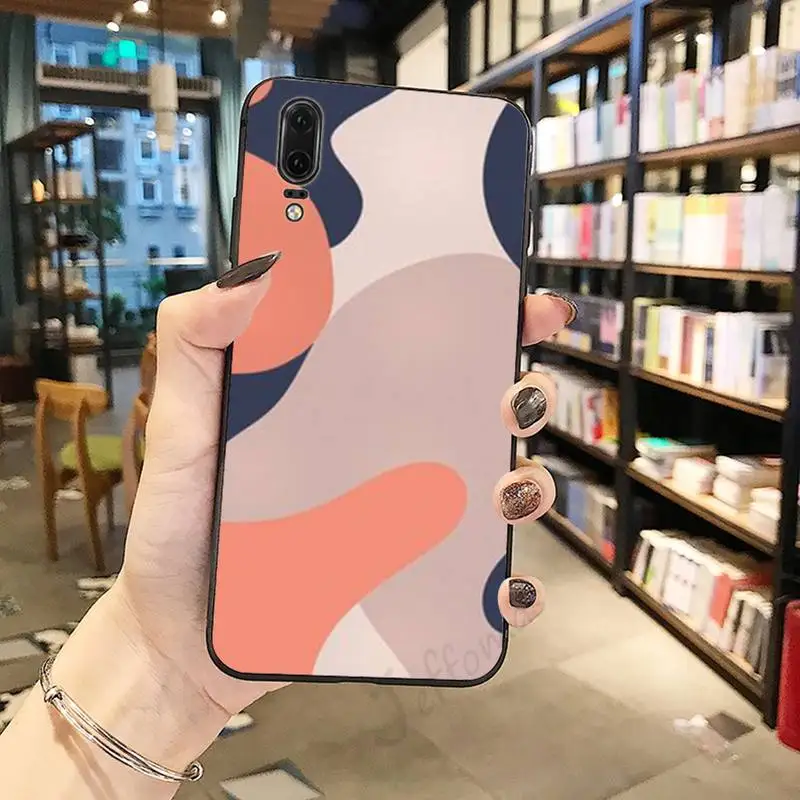 

Art Retro Abstract Geometry Phone Case For Huawei honor Mate P 10 20 30 40 Pro 10i 9 10 20 8 x Lite