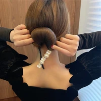 korean fashion simple fairy pearl hair accessories womens bride bride wedding decoration pearl flower hair accessories
