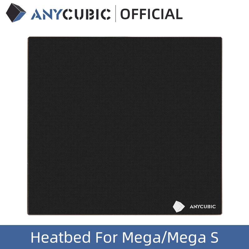 ANYCUBIC 3D Printer Accessory Ultrabase Heated Bed Platform 240*220*3mm Heat Bed 4 Clips Compatible for I3 Mega/Mega-S Kobra Max