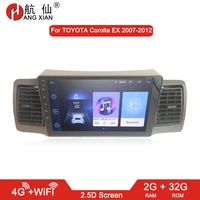 hang xian 2 din car radio for toyota corolla e120 corolla ex byd f3 car dvd player car accessory of autoradio 4g internet 2g 32g