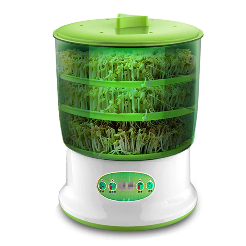 

Bean Sprout Maker Thermostat Green Vegetable Seedling Growth Bucket Automatic Electric Sprout Bud Germinator Machine