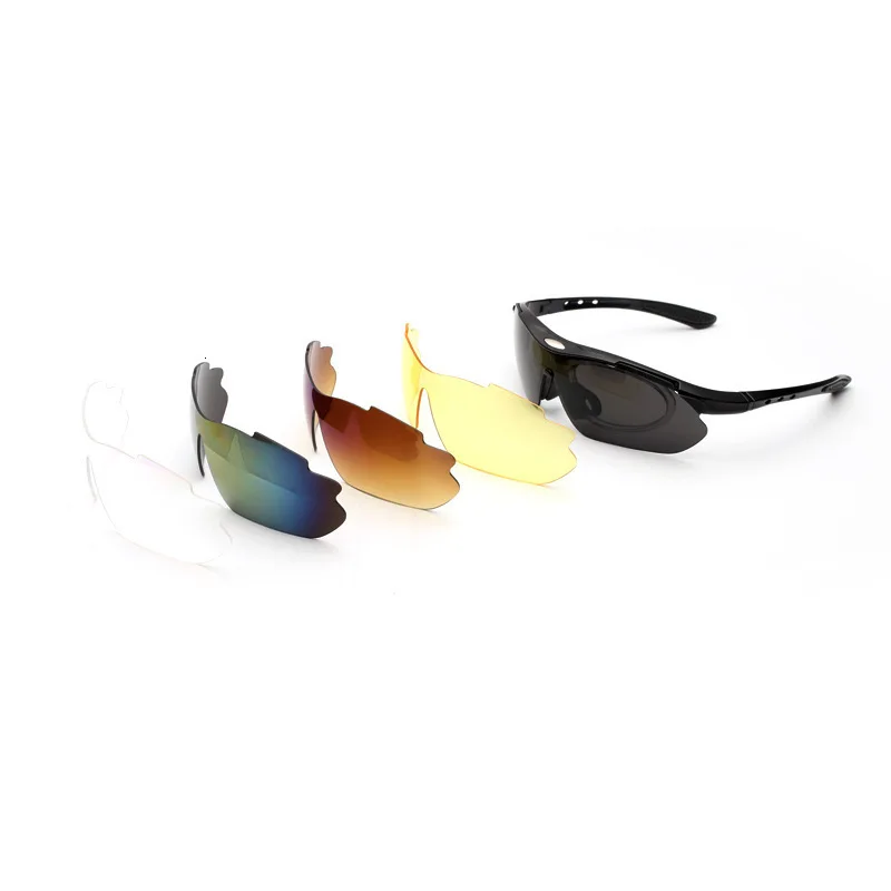 

More Lens Outdoor Sport Sunglasses Men And Women Ride A Bike Go Fishing Glasses Windbreak Myopia Can Bring Can Exchange Lens