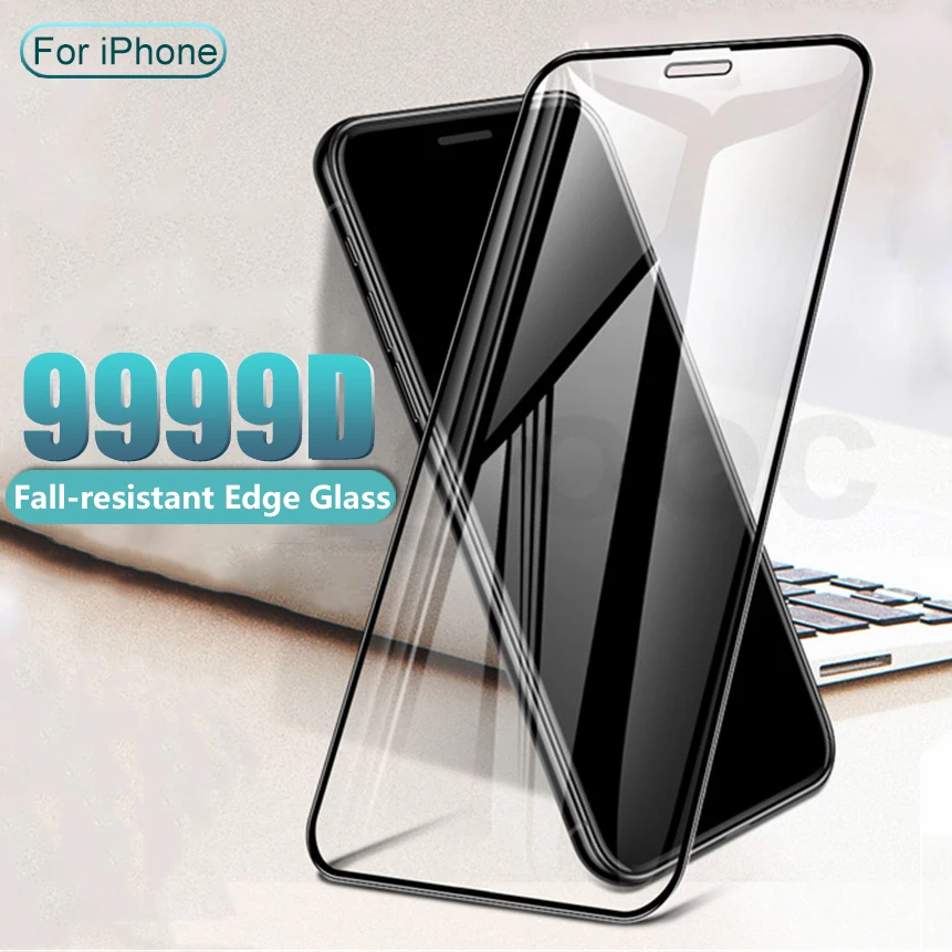 Защитное стекло с изогнутыми краями для iPhone 11 12 Pro XS Max X XR SE 2020 6s 7 8 Plus|Защитные