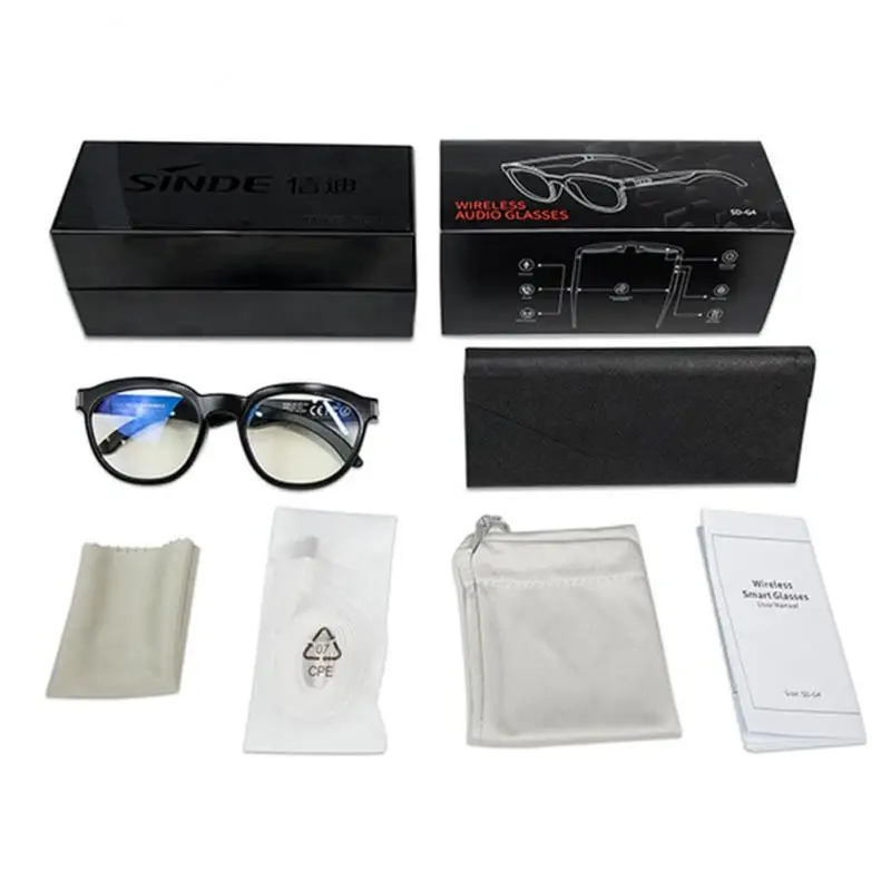 Умные очки G4 наушники костной проводимости Беспроводные спортивные с поддержкой