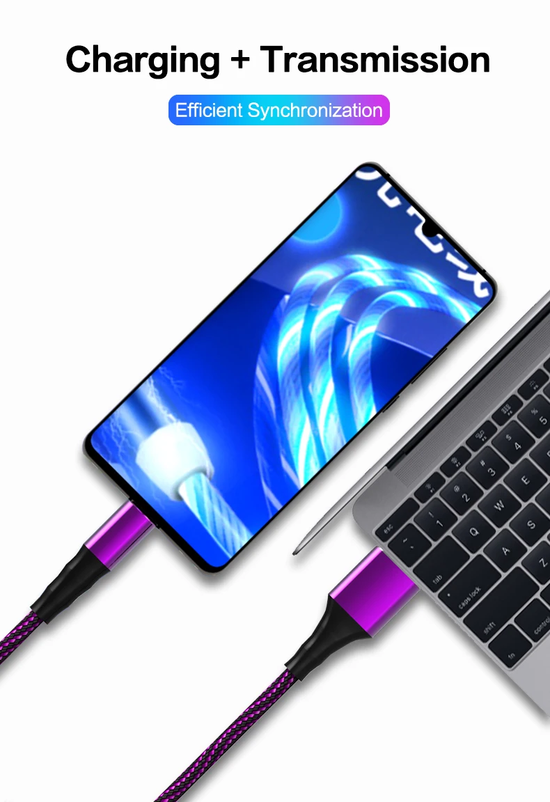 Микро USB кабель 5А нейлон Быстрая зарядка тип-c USB кабель для передачи данных для samsung HUAWEI LG планшет Android мобильный телефон зарядный шнур