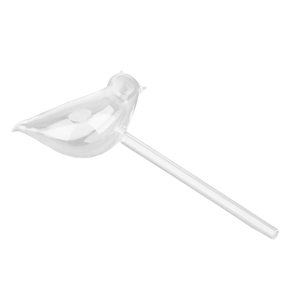 

Clear Glass Watering Device Automatic Self Watering Devices Garden Plants Flowers Water Feeder Watering Cans Bird Shape