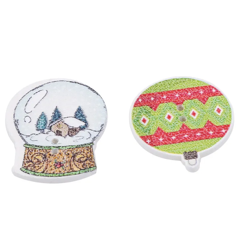 2020 новогоднее Рождественское дерево крючок для бесшовного крепления роспись с