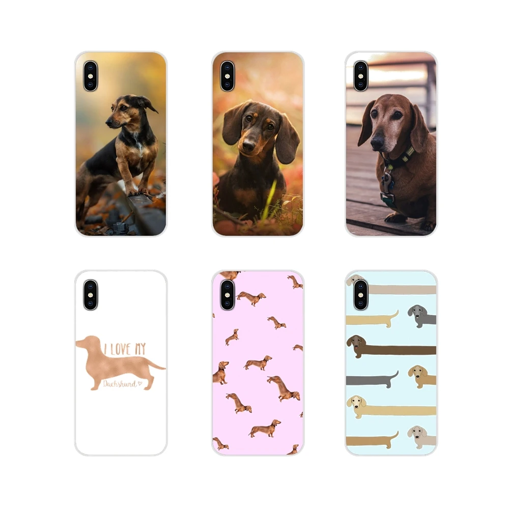 Такса собака для Apple iPhone X XR XS 11Pro MAX 4S 5C SE 6S 7 8 Plus ipod touch 5 6 Аксессуары чехлы телефонов