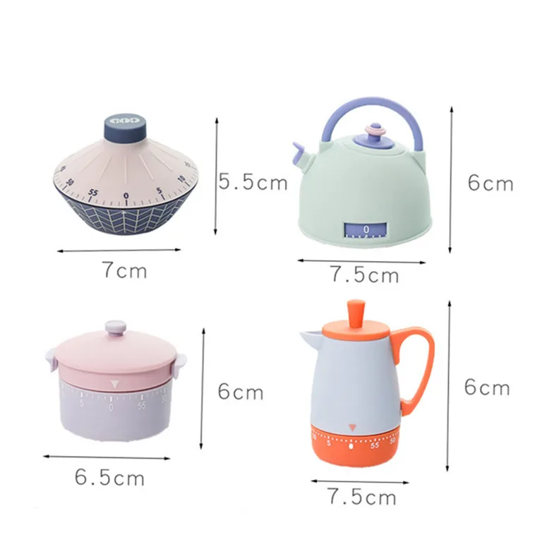 Механический таймер из АБС пластика кухонный ручные таймеры для обучения