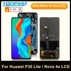 Оригинальный ЖК-дисплей для Huawei P30 Lite, экран, запасные части для Huawei Nova 4e, дисплей детской версии, с рамкой