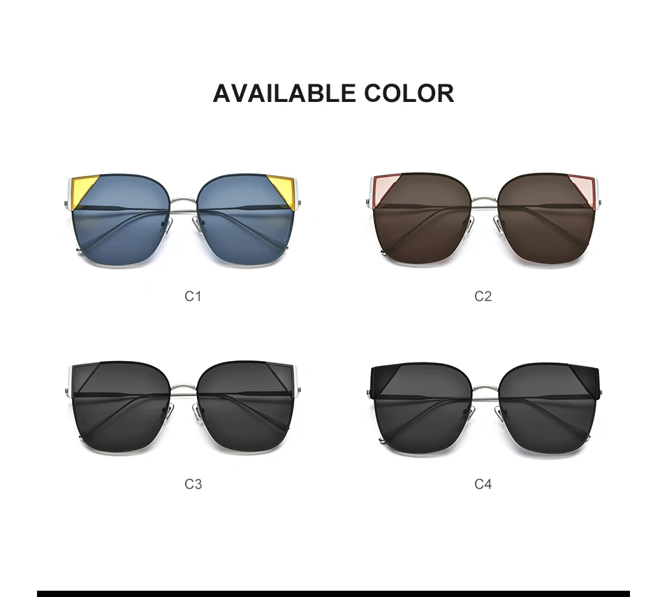 Очки солнцезащитные женские/мужские с зеркальными нейлоновыми линзами из