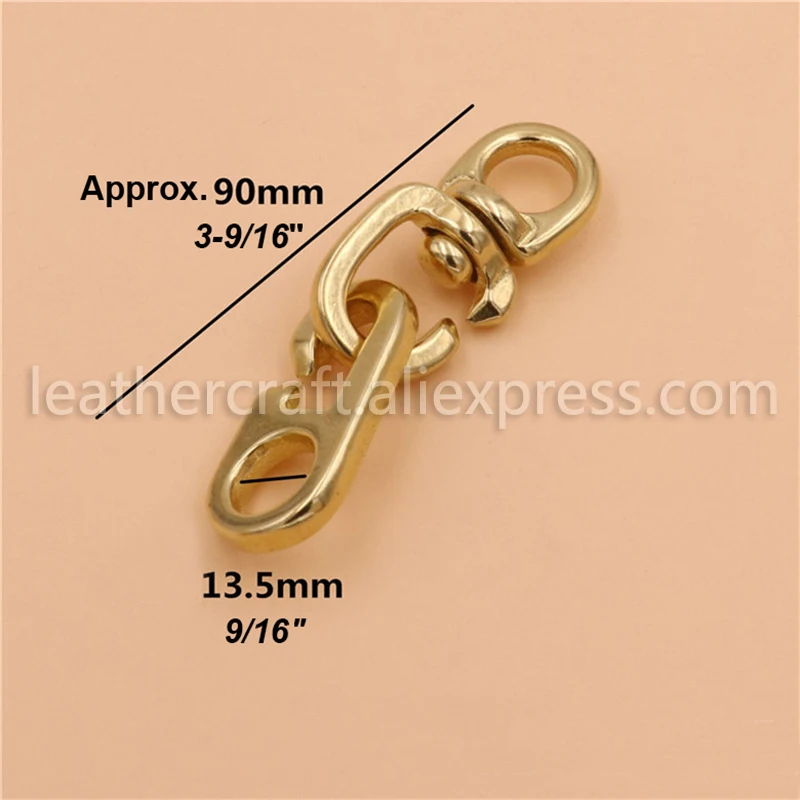 1x металлическая твердая латунь флагшток де карабины металлические крепежные