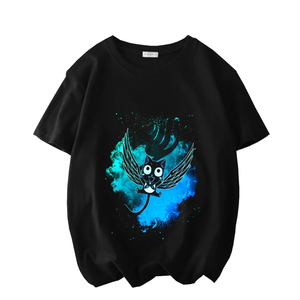 

Nekomander Print T-Shirts Summer Graphic Tees Funny Shirts For Men Modal T-Shirts Loose Crew Neck Short Sleeve Tops DIY