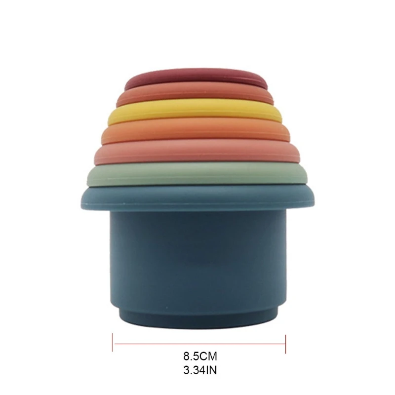 

50LE Baby Spraying Toy Interactive Water Play Stacking Cup Toy Beach Sandpit Gift