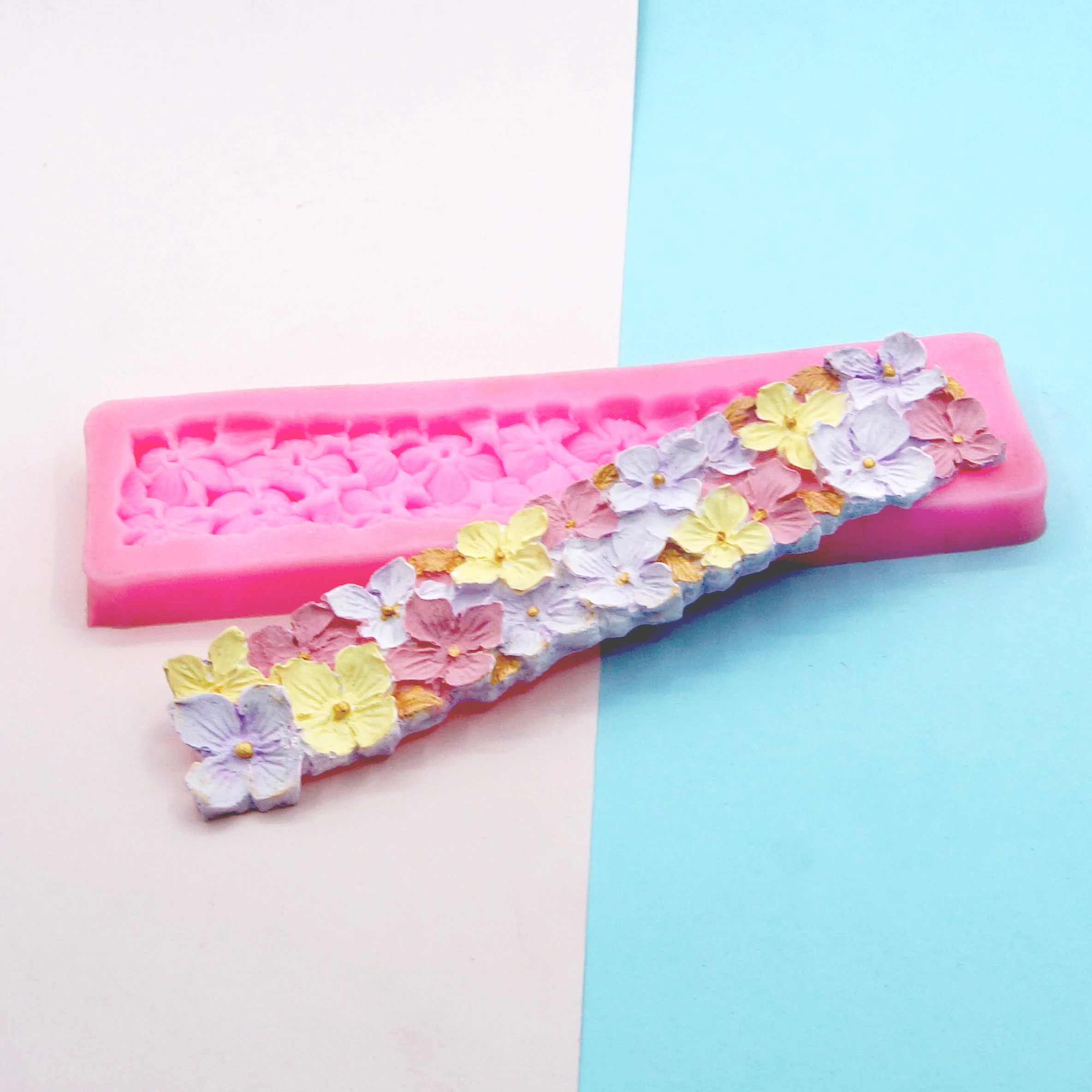 

Flower bush Shape Silicone Molds Fondant Craft Cake Candy Chocolate Sugarcraft Ice Pastry Baking Tool Mould Soap Mold Cake Decor