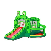 doctor dolphin the frog prince inflation bounce bed slide indoor ocean ball pool children inflation castle household small sized