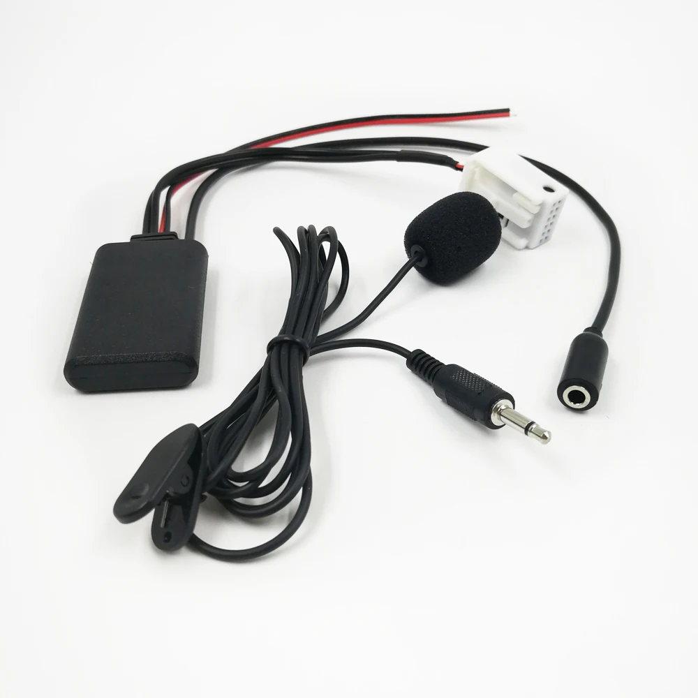 Bluetooth AUX аудио адаптер Biurlink беспроводной микрофон для звонков громкая связь 12Pin