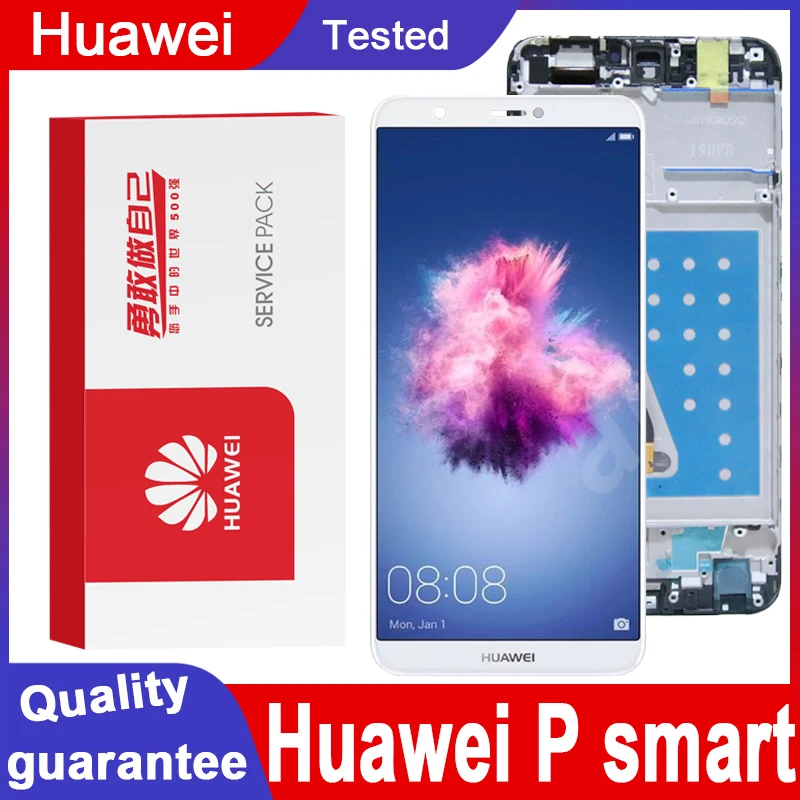 ЖК-дисплей с рамкой для Huawei P Smart 5 65 '' сменный сенсорный экран FIG LX1 LX3 запасные