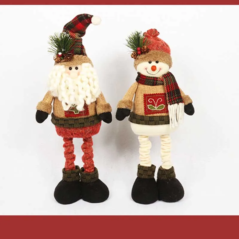 38 см Санта Клаус рождественские куклы Рождественские украшения для дома